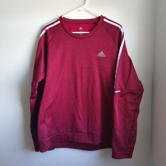 adidas Other - Adidas Red Running Sweatshirt
